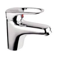 Смеситель для раковины однорычажный Lemen на гайке латунь LEMEN (арт. LB1403)