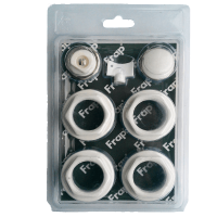 Изображение Комплект монтажный Frap Ду20 на блистере 7 предметов FRAP (арт. F7-3/4)
