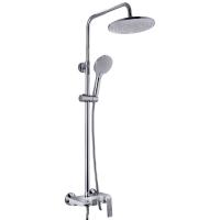 Смеситель с душевой стойкой Fashun латунь белый FASHUN (арт. A2451-8)