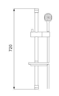 Стойка душевая OUTE (арт. T827)
