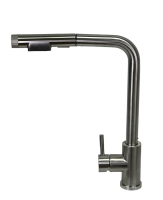 Смеситель для кухни однорычажный Lemen с подключением фильтра высокий излив нержавейка LEMEN (арт. G66300L)