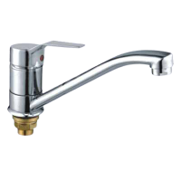 Смеситель для кухни однорычажный Oute на гайке латунь OUTE (арт. T0703B)