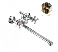 Смеситель для ванны двухвентильный Feinise длинный излив FEINISE (арт. S74317-35F)