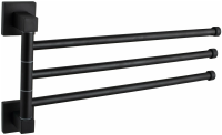 Изображение Держатель для полотенец D-lin поворотный тройной черный D-Lin (арт. D254222)
