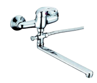 Смеситель для ванны однорычажный Lemen длинный излив латунь LEMEN (арт. LC2308)