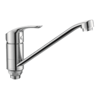 Смеситель для кухни однорычажный Rainsberg на гайке RAINSBERG (арт. R0503F)