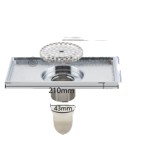 Изображение Трап душевой 100х200 GAPPO (арт. G82050)
