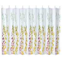 Изображение Штора для ванной 180х180 см полиэтилен цветочная мелодия FASHUN (арт. A8821)
