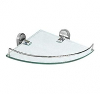 Изображение Полка в ванную угловая стеклянная (20см х 20см) FEINISE (арт. S0313-1)
