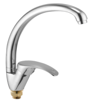 Смеситель для кухни однорычажный Oute высокий излив латунь OUTE (арт. T20513B)