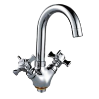 Смеситель для раковины двухвентильный Frap латунь FRAP (арт. F1324)