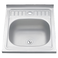 Изображение Мойка накладная 0,4мм 50х60 глубина 160мм Melana (арт. 5060)
