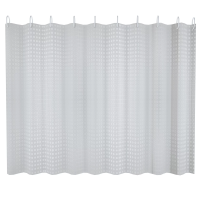 Изображение Штора для ванной 180х200 см с 3D эффектом полиэтилен белое кружево FASHUN (арт. A8756)
