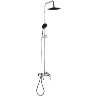 Смеситель с душевой стойкой Frap латунь FRAP (арт. F2416)