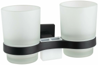 Изображение Стакан для зубных щёток D-Lin двойной черный D-Lin (арт. D212222)
