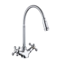 Смеситель-елочка Rainsberg гибкий излив на гайке RAINSBERG (арт. R6013F)