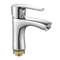 Смеситель для раковины однорычажный Oute на гайке латунь OUTE (арт. T1401)