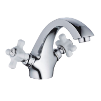 Смеситель для раковины двухвентильный Frap латунь FRAP (арт. F1018)