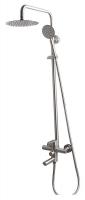 Смеситель с душевой стойкой Fashun нержавейка FASHUN (арт. A52401-1)