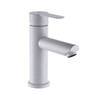 Смеситель для раковины однорычажный Fashun нержавейка белый FASHUN (арт. A51101-8)