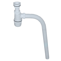 Изображение Сифон бутылочный белый Виркэн (арт. 30980112)
