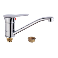 Смеситель для кухни однорычажный Lemen на гайке латунь LEMEN (арт. LB61401)