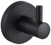 Изображение Крючок в ванную D-Lin одинарный черный латунь D-Lin (арт. D281111)
