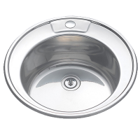 Изображение Мойка врезная 0,6мм d490 глубина 170мм Melana (арт. О6490)
