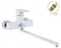 Смеситель для ванны однорычажный Feinise длинный излив белый FEINISE (арт. S25118-7-35F)