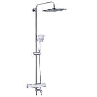 Смеситель с душевой стойкой Gappo с термостатом латунь GAPPO (арт. G2491)
