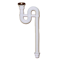 Изображение Сифон гофрированный "VIR" с нержавеющей чашкой Ø63мм (1'1/4-Ø40/50) Виркэн (арт. 30980314)
