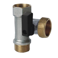 Изображение Кран трехпроходной для стиральной машины 1/2н х 1/2вн х 3/4 н FRAP (арт. F232.04)
