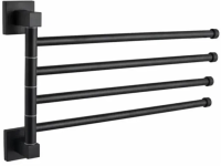 Изображение Держатель для полотенец D-lin поворотный четвертной черный D-Lin (арт. D255222)
