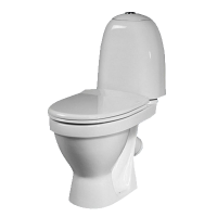Изображение Унитаз-компакт Виктория эконом (арм. 1-реж. Уклад, сид.полипр.крепление) Санита Санита (арт. SAT1432)
