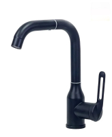 Смеситель для кухни Lemen высокий излив чёрный LEMEN (арт. G93008E-1)