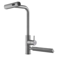 Смеситель для кухни однорычажный Fashun высокий излив нержавейка FASHUN (арт. A57131)