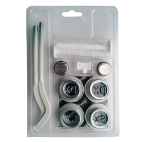 Изображение Комплект монтажный Frap Ду15 на блистере 11 предметов FRAP (арт. F11-1/2)
