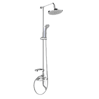 Смеситель с душевой стойкой Oute латунь OUTE (арт. T9604)