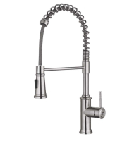 Смеситель для кухни однорычажный Fashun гибкий излив нержавейка FASHUN (арт. A56008)