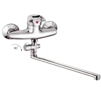 Смеситель для ванны однорычажный Lemen длинный излив LEMEN (арт. LB-2421)