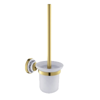 Изображение Ершик для унитаза белая эмаль/золото OUTE (арт. TG2010)
