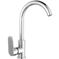 Смеситель для кухни однорычажный Rainsberg высокий излив латунь RAINSBERG (арт. R0713F)