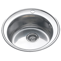 Изображение Мойка врезная 0,6мм d510 глубина 170мм Melana (арт. O6510)
