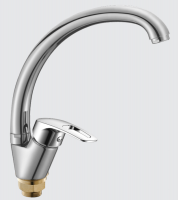 Смеситель для кухни Oute высокий излив на гайке с экономией воды латунь OUTE (арт. T20713B)