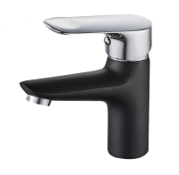 Смеситель для раковины Ammore однорычажный черный Ammore (арт. A1008-A)