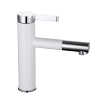 Смеситель для раковины однорычажный Frap белый латунь FRAP (арт. F1052-14)