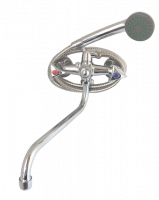 Смеситель для ванны двухвентильный Lemen длинный излив LEMEN (арт. LD-22410)