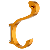 Изображение Крючок жёлтый (авиационный алюминий) FRAP (арт. F204-3)
