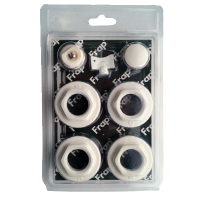 Изображение Комплект монтажный Frap Ду15 на блистере 7 предметов FRAP (арт. F7-1/2)
