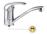 Смеситель для кухни однорычажный Feinise короткий излив FEINISE (арт. S4104)